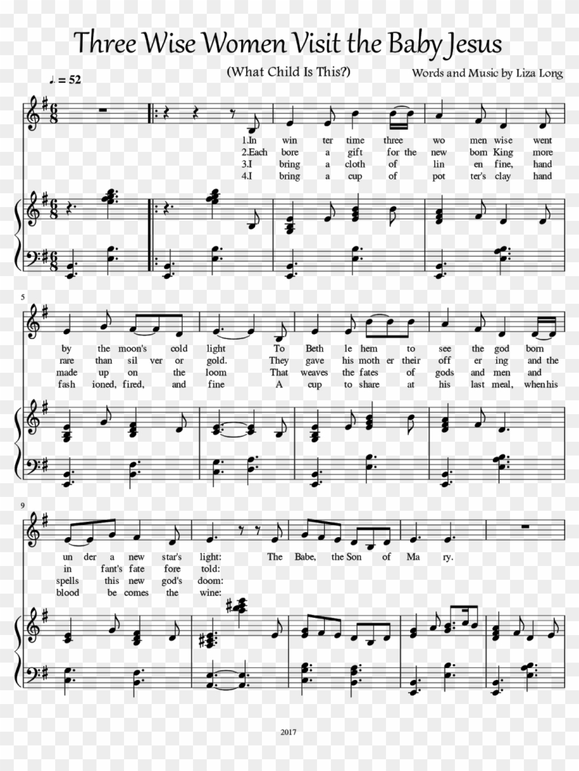 The Babe, The Son Of Mary - Mother Anarchy Loves Her Sons Sheet Music Clipart #4846995