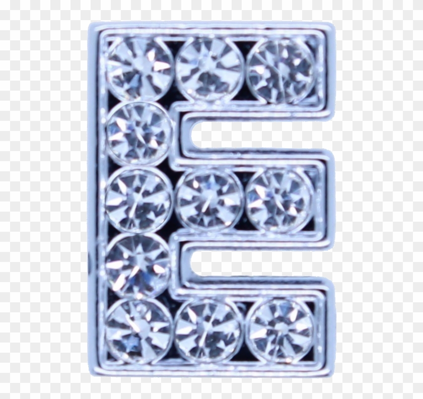 White Block Letter E - Platter Clipart #4846999