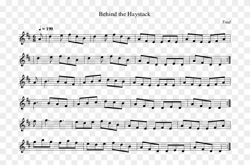 Listen To Behind The Haystack - Paddy Ryan's Dream Sheet Music Clipart #4847318