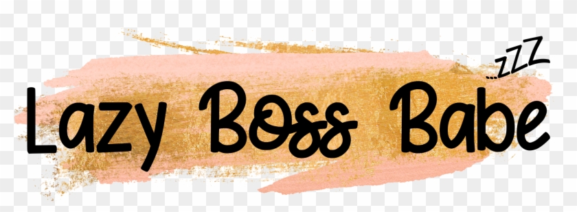 Lazy Boss Babe - Calligraphy Clipart #4847717