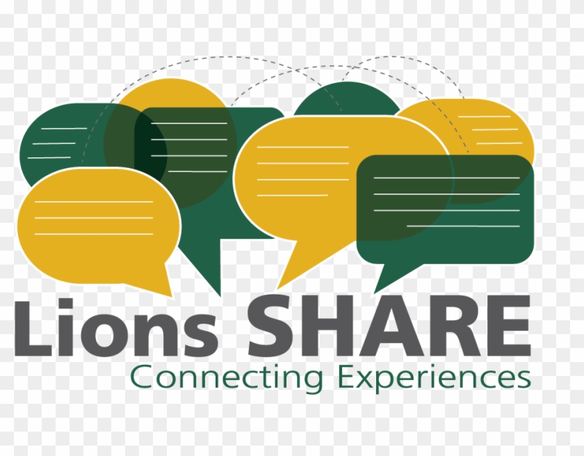 Lions Share Connecting Experiences Logo - Graphic Design Clipart #4847866
