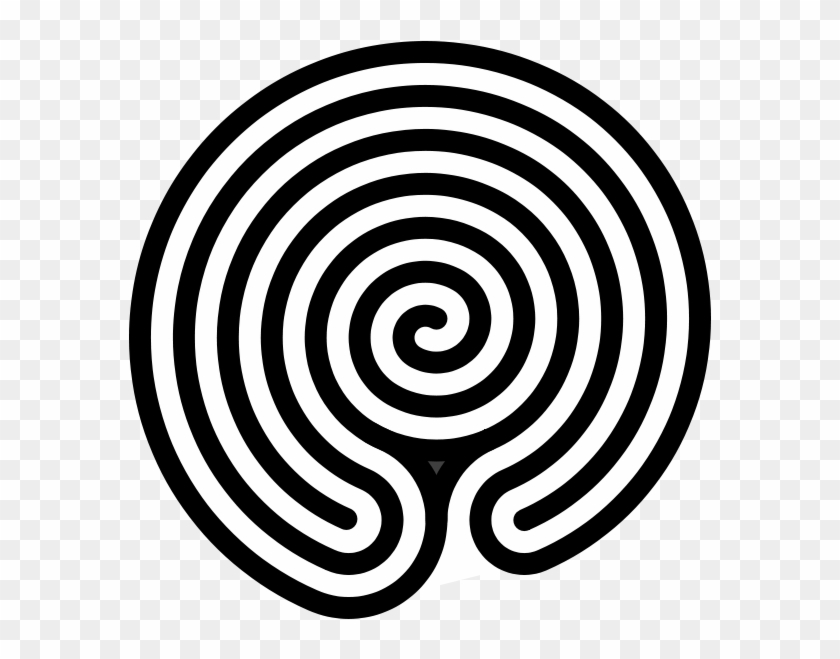 Clip Art Library Hindu Or Indian Form Of Labyrinth - Indian Labyrinth - Png Download #4847896