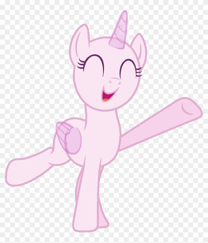Mlp Mlp Happy Pony Base Clipart 4848109 Pikpng