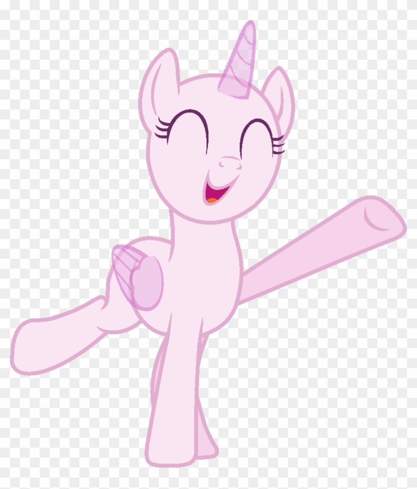 Mlp - Mlp Happy Pony Base Clipart #4848109