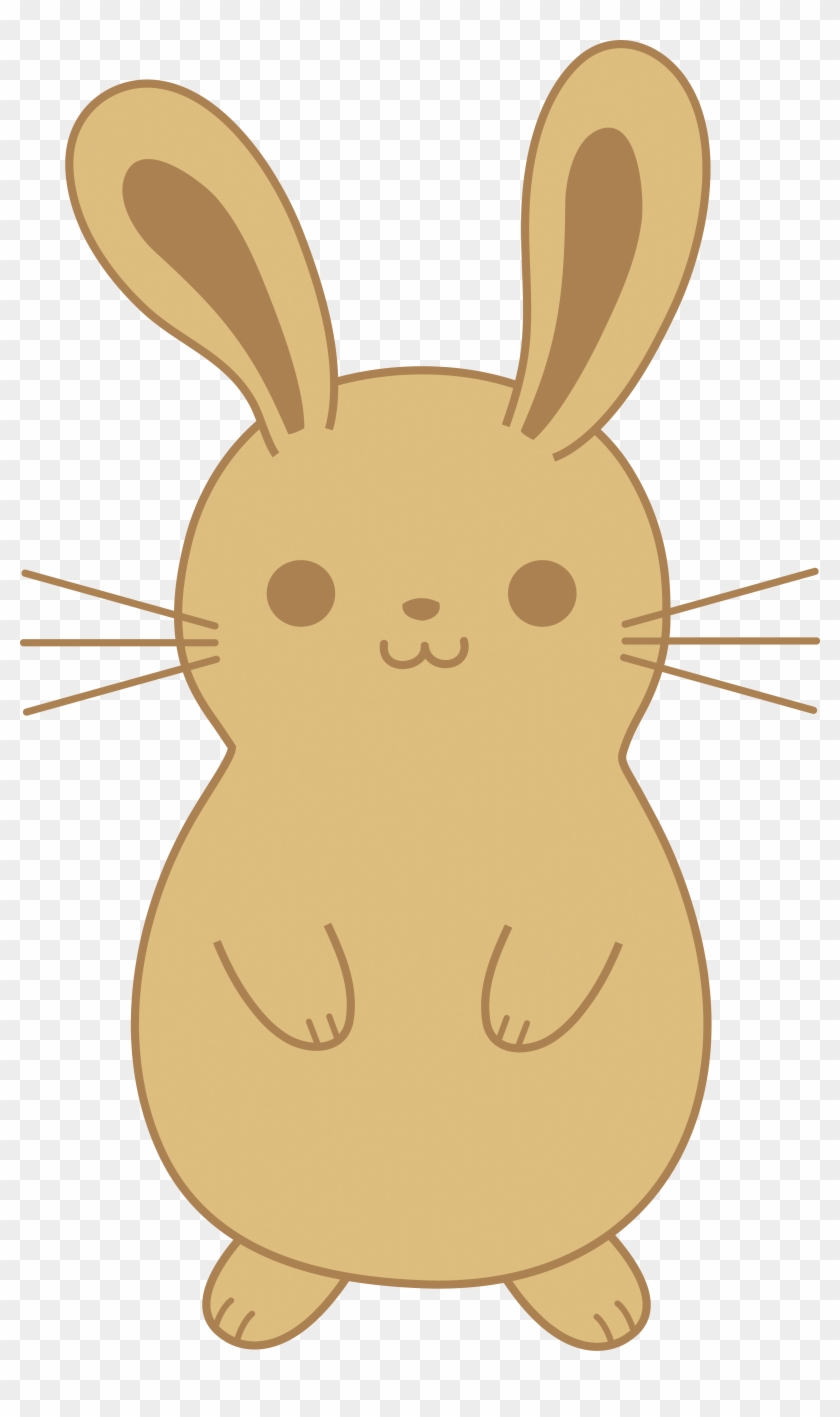 Rabbit Clipart - Cute Bunny To Draw - Png Download #4848472