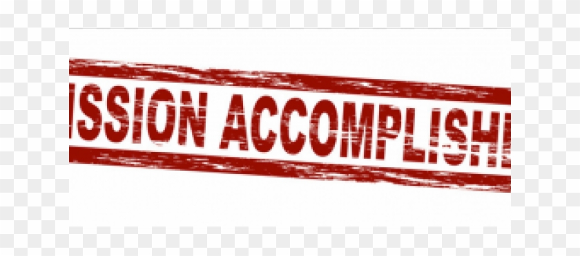 Mission Accomplished Speech Clipart