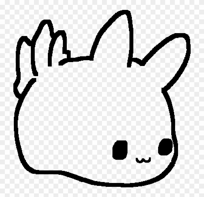 Sea Bunny Base - Bunny Base Drawing Clipart