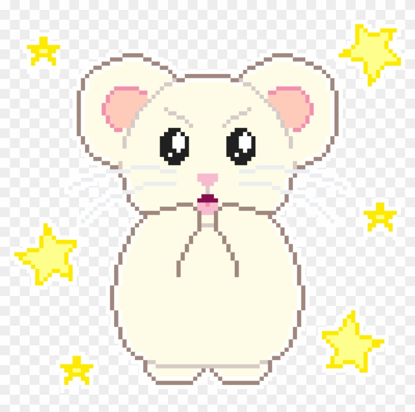 Cute Excited Chubby Mouse - Cartoon Clipart #4849043