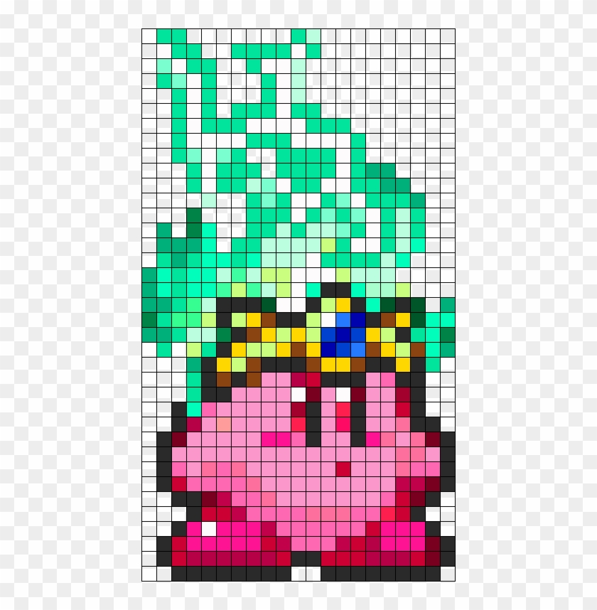 Plasma Kirby Perler Bead Pattern / Bead Sprite - Central City Brewing Co Ltd Clipart
