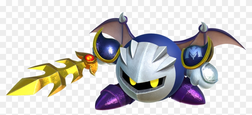 View Samegoogleiqdbsaucenao Ksa Meta Knight Artwork - Kirby Star Allies Meta Knight Clipart