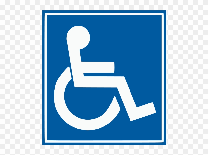 Handicap Sign Transparent Clipart #4850370