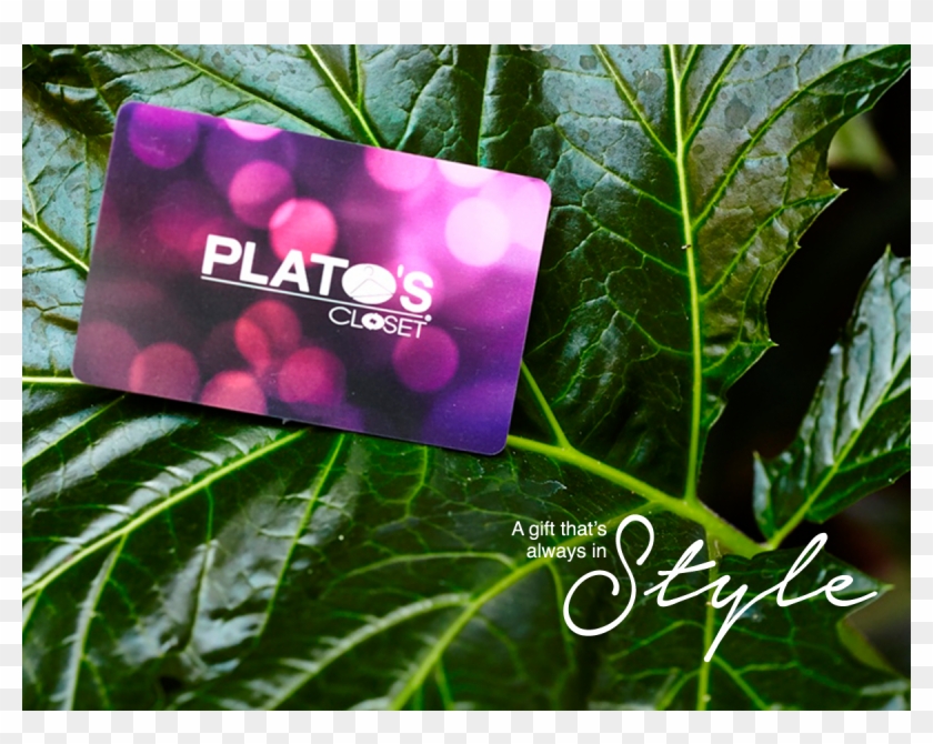 Give The Gift Of Plato's Closet - Plato's Closet Gift Cards Clipart #4850701
