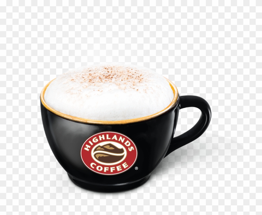 Bolder Tasting Than A Latte, Our Cappuccino Starts - Highland Coffee Clipart #4850811