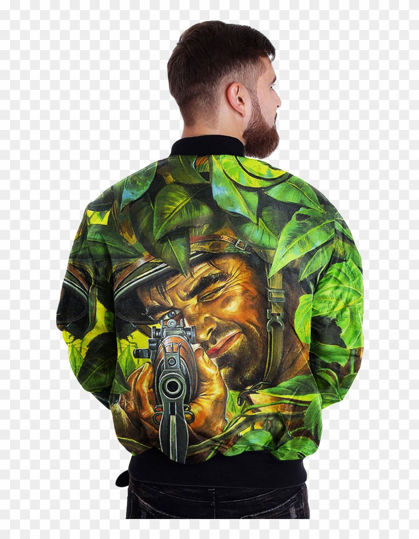 Com Gun Sight Over Print Jacket %tag - Jacket Clipart #4851269