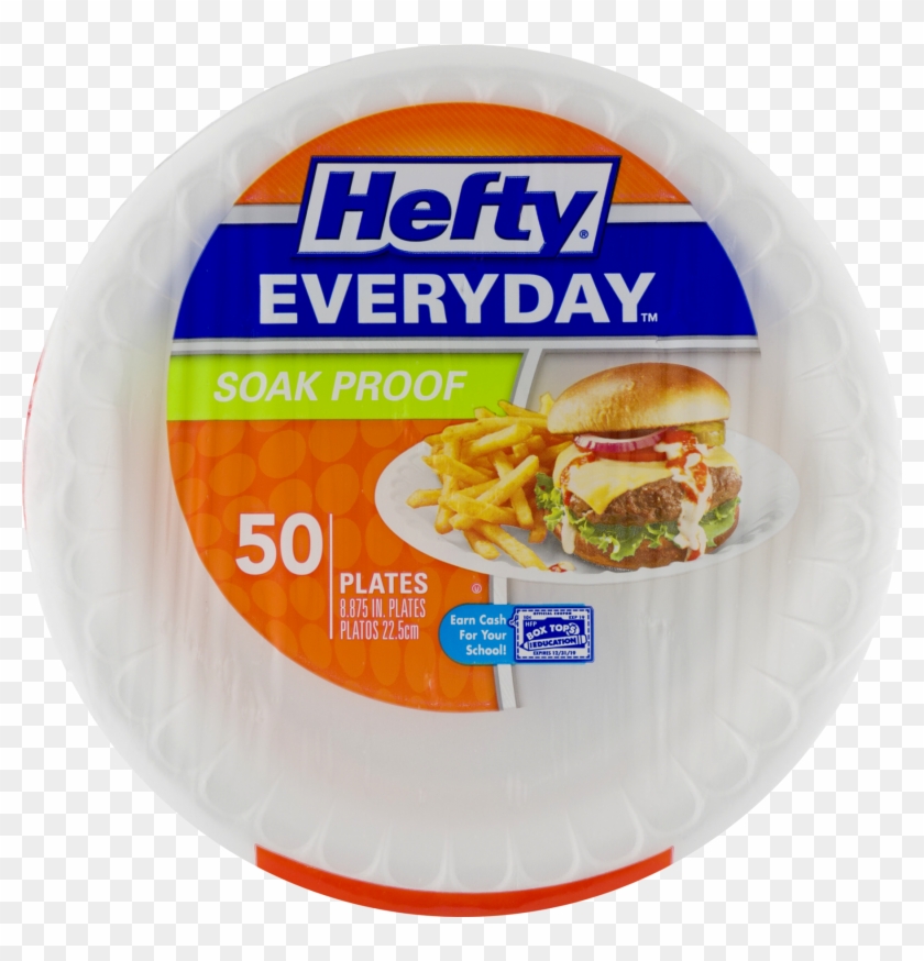Hefty 9" Foam Plate 50ct, 8 Pack Case Clipart #4851323