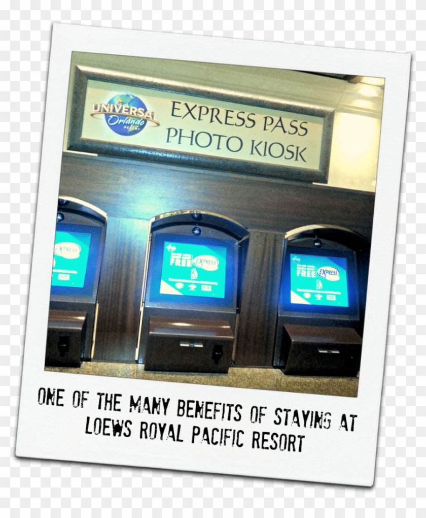 Universal Studios Express Pass Kiosk Guest Perk - Mobile Phone Clipart #4851360