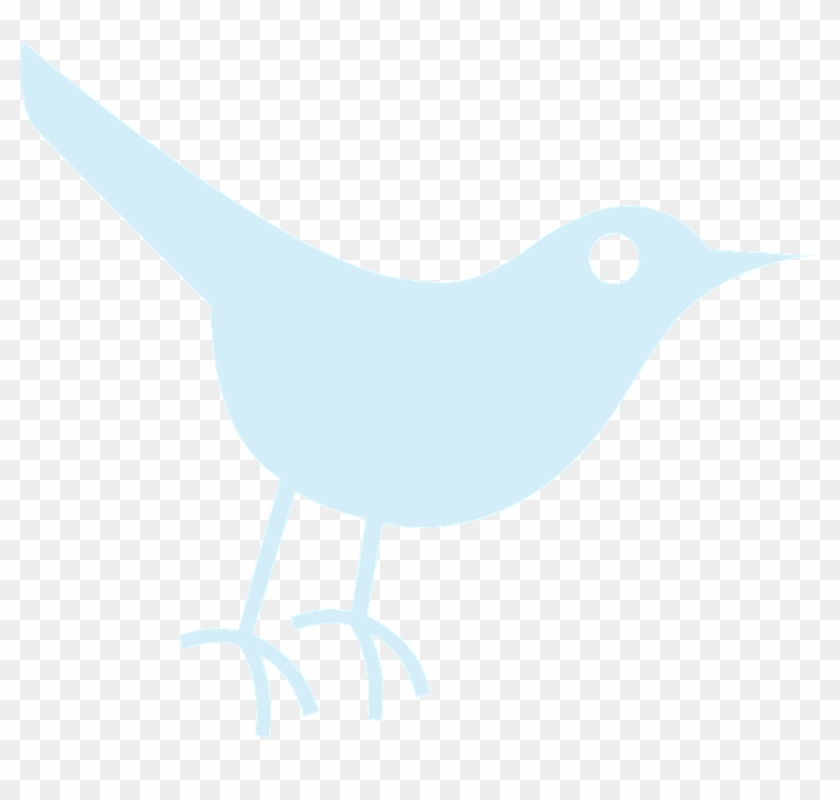 Clipart Bird Outline - Twitter Bird Icon - Png Download #4851391