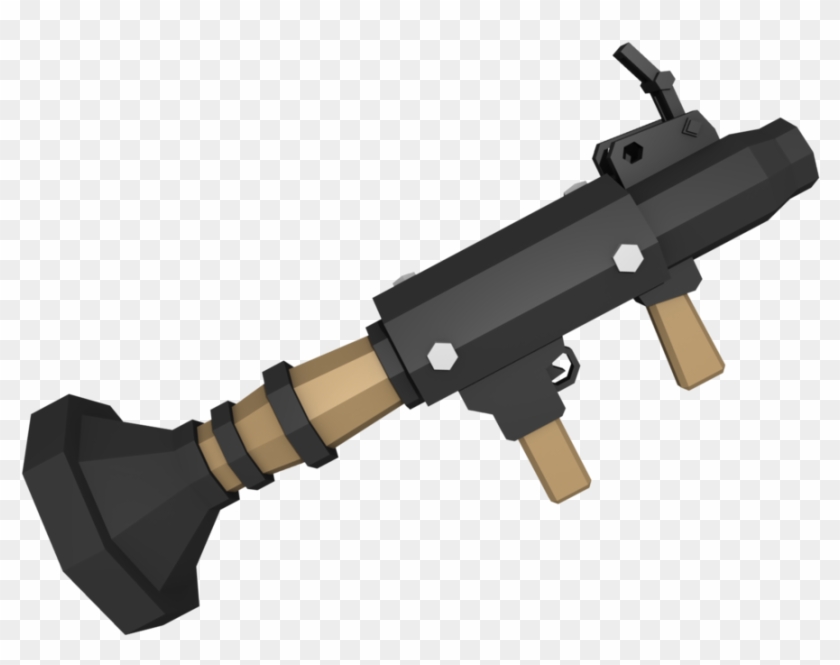 Tf By Pithekhoz - Rocket Launcher Low Poly Clipart #4852013