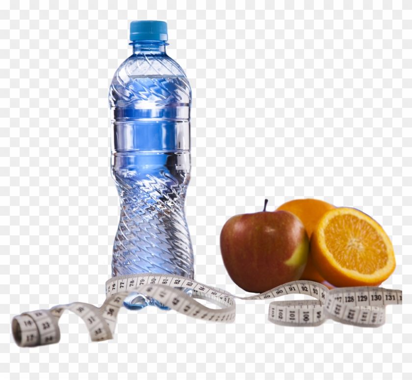 Agua Y Manzana - Bottled Water Clipart #4852051
