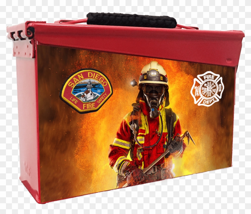 Gifts For Firefighters - Firefighter Clipart #4852116
