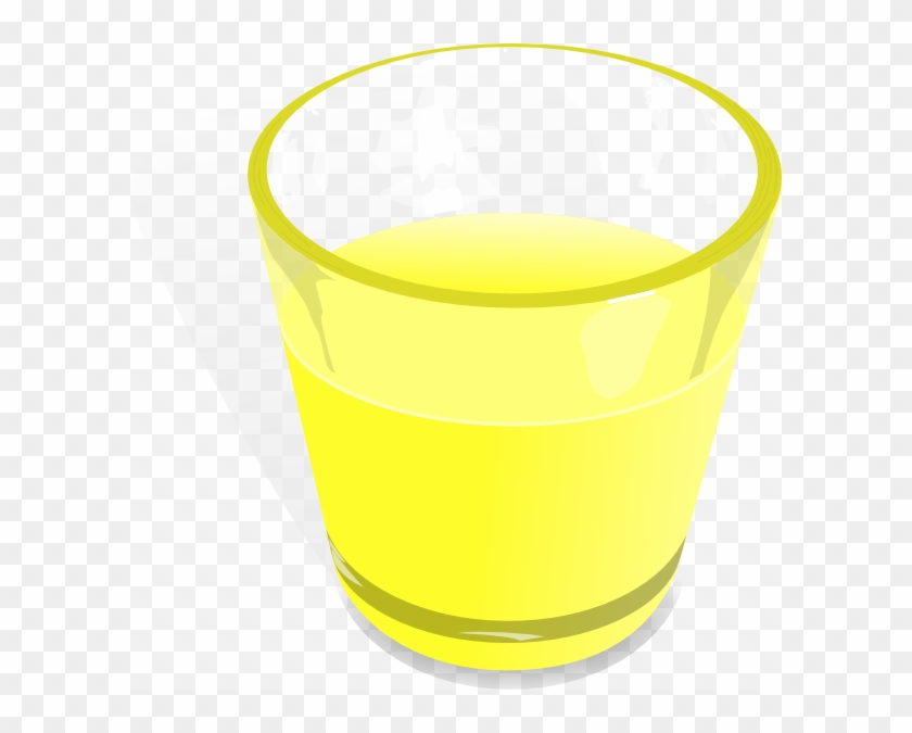 How To Set Use Flomar Glass Cup Svg Vector - Yellow Water In A Glass Clipart #4852159