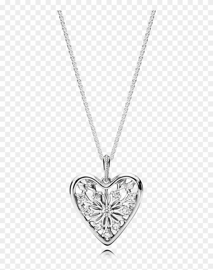 396369cz - Pandora Heart Of Winter Necklace Clipart #4852520