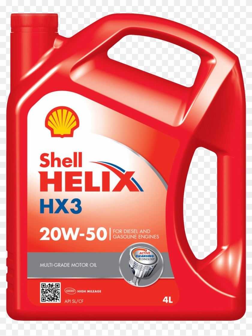 Shell Helix Hx3 - Shell Helix Hx3 20w 50 Clipart #4852633