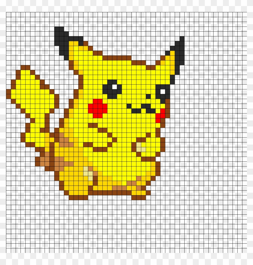 Making 8 And 16 Bit Video Characters Out Of Plastic - Hama Beads Templates Clipart