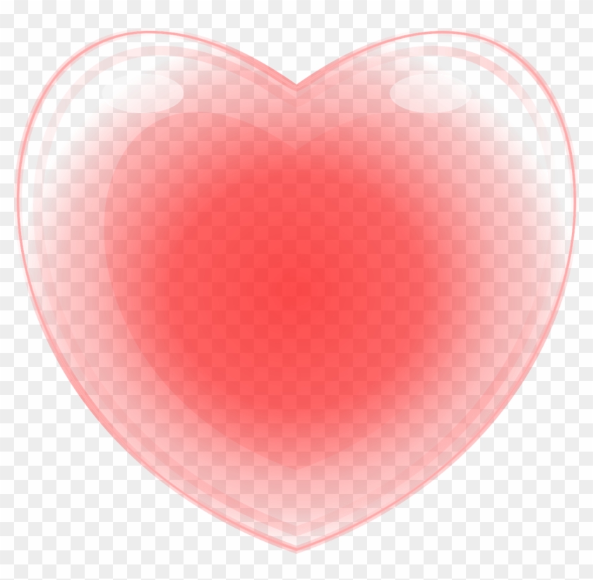 Heart Crystal Red Love Shine Png Image - Heart Clipart #4852814