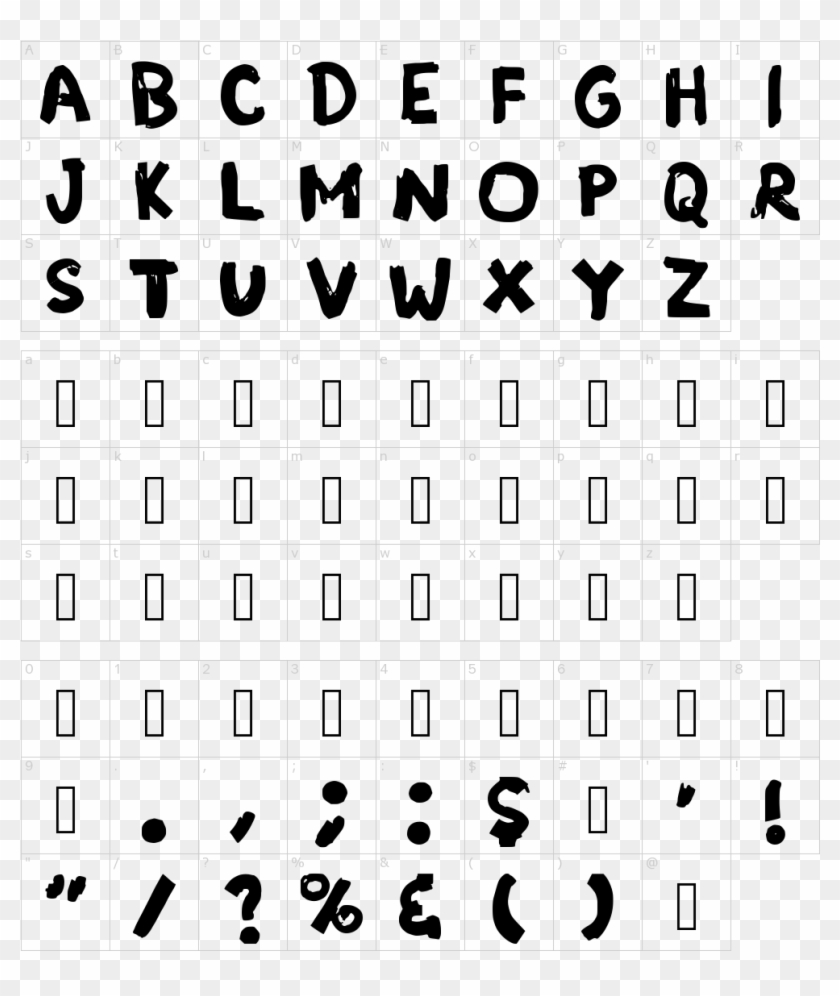 Font Characters - Dampfplatz Font Clipart #4853229