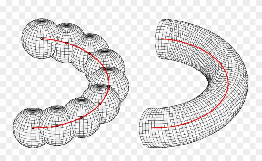 Pipe Helix Spheres S - Envelope Of Surfaces Clipart #4853831