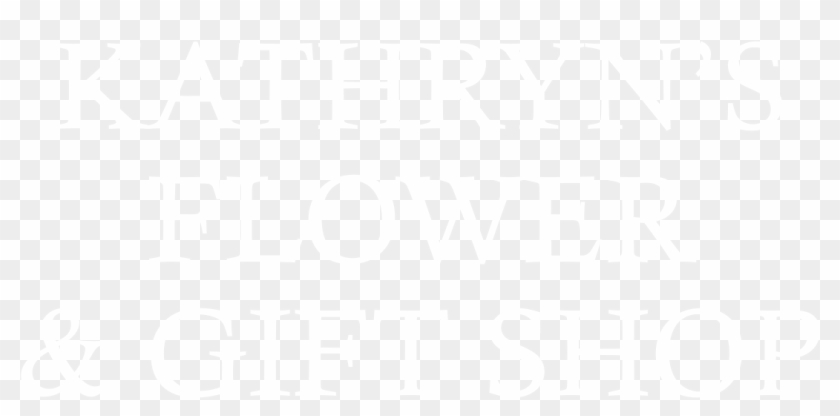 Kathryn's Flower & Gift Shop - Johns Hopkins Logo White Clipart