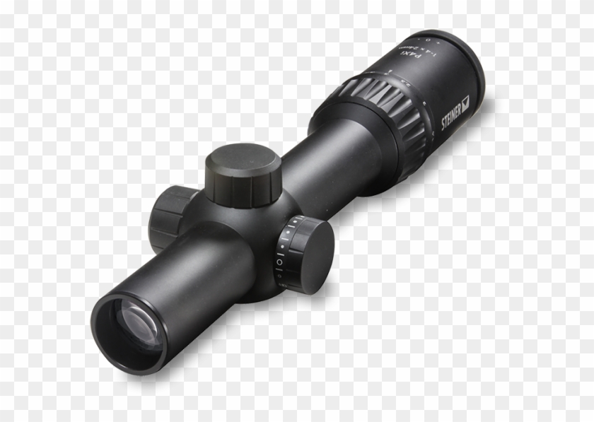 Steiner P4xi Rifle Scope 30mm Tube 1-4x 24mm 1/2 Moa - Steiner P4xi 1 4x24mm Clipart #4854002