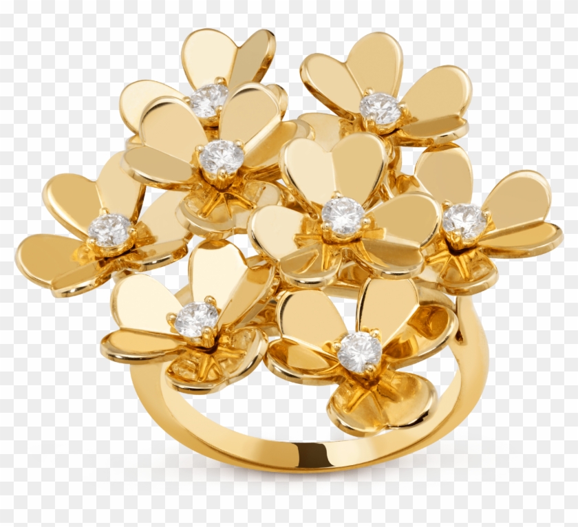 Frivole Ring, 8 Flowers, - Crystal Clipart