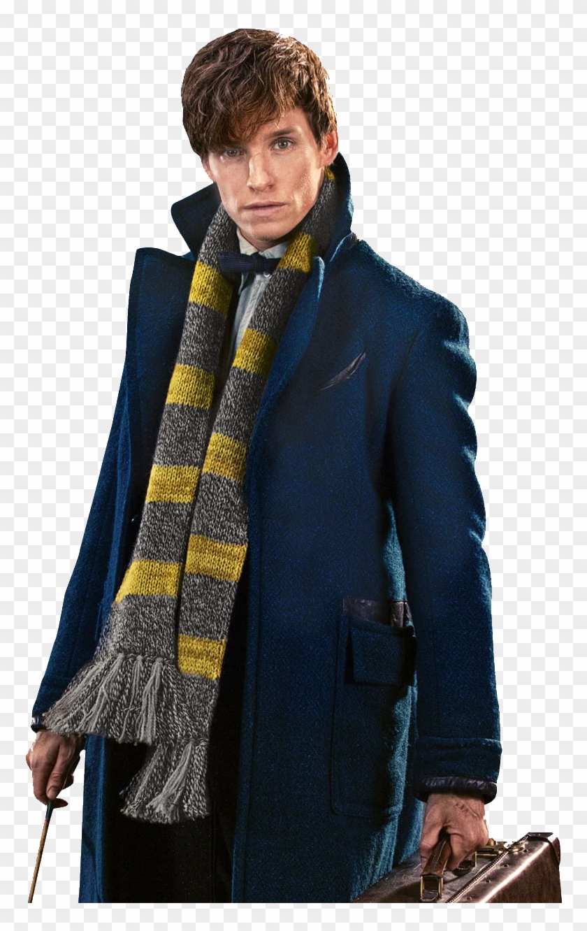 Hufflepuff Scarf Newt Scamander Clipart #4854057