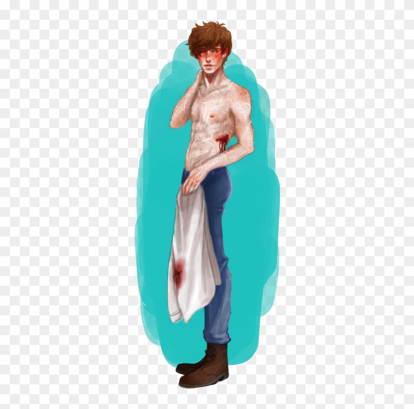 Fantastic Beasts Fanfiction Newt Scars Clipart #4854326