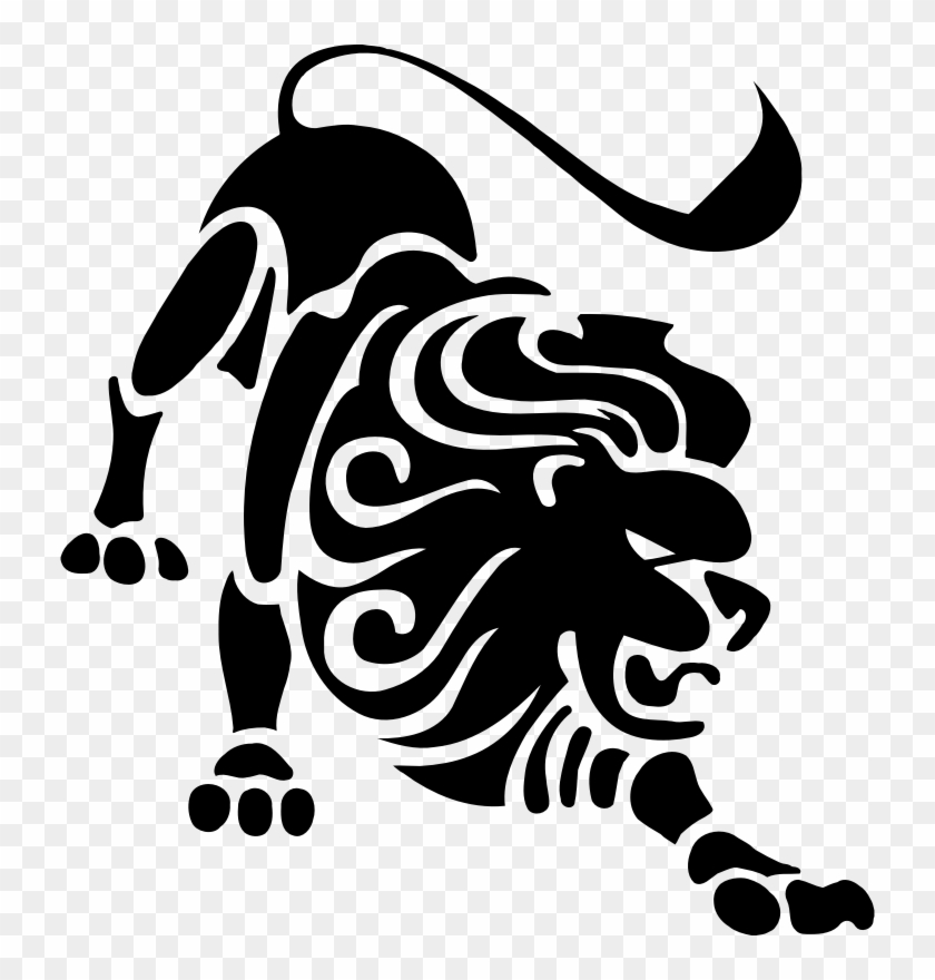 Leo, - Leo Zodiac Sign Clipart