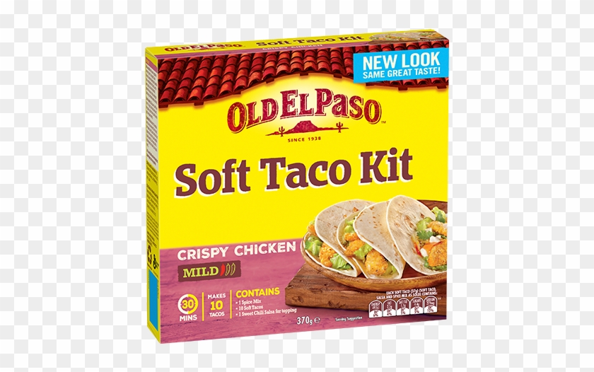 Crispy Chicken Soft Taco Kit - Convenience Food Clipart #4854983