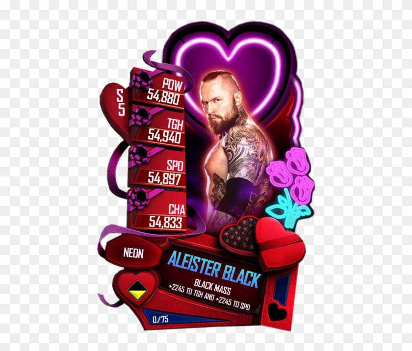 Aleisterblack S5 24 Shattered Supercard Aleisterblack - Heart Clipart #4855324