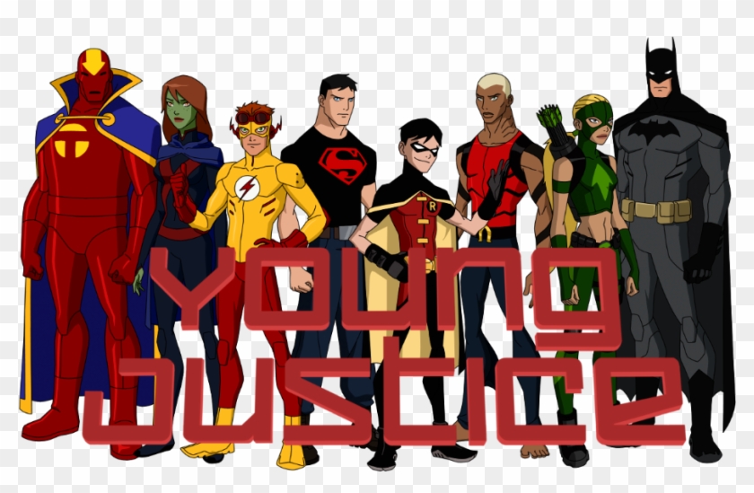 Young Justice Image - Cartoon Clipart #4855368