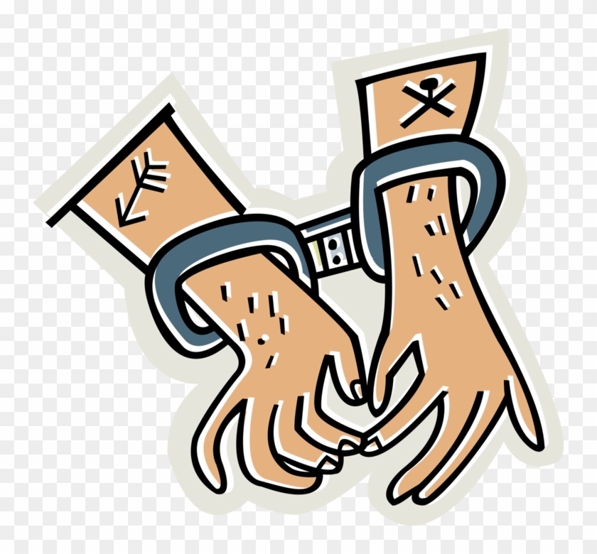 More In Same Style Group - Hands In Cuffs Clipart