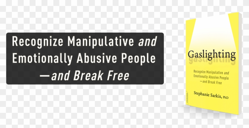 Gaslighting Book Text Stephanie Sarkis - Parallel Clipart #4856123