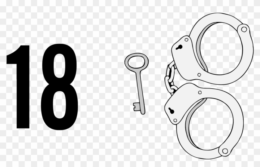Handcuffs Clipart - Peg Word Mnemonic - Png Download #4856186