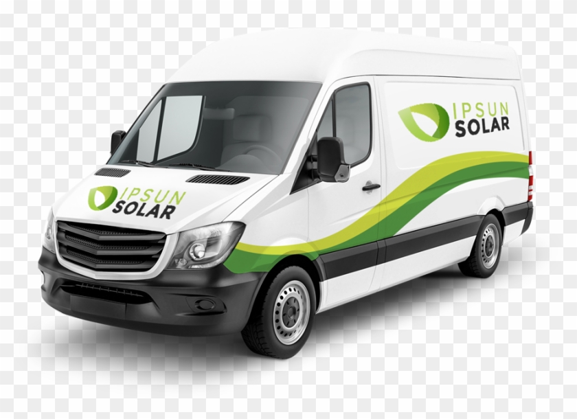 Ipsun Solar Company Van - Logo Clipart #4857070