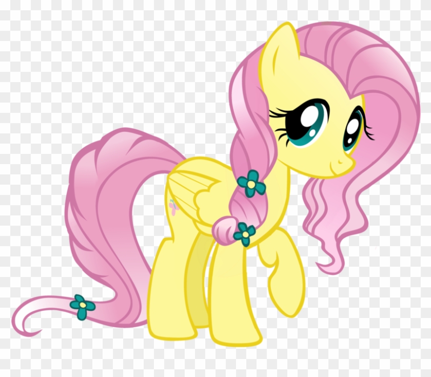Fluttershy As A Crystal Pony - My Little Pony Flater Clipart #4857341