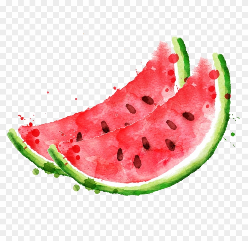 Royalty Free Stock Photography Clip Art Royaltyfree - Watercolor Watermelon Slice Png Transparent Png #4857343