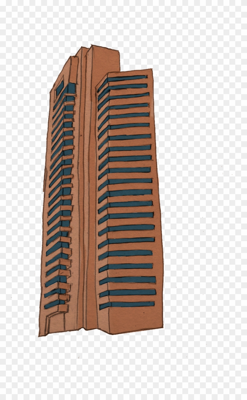 Dibujo Edif 003 Copy - Wood Clipart