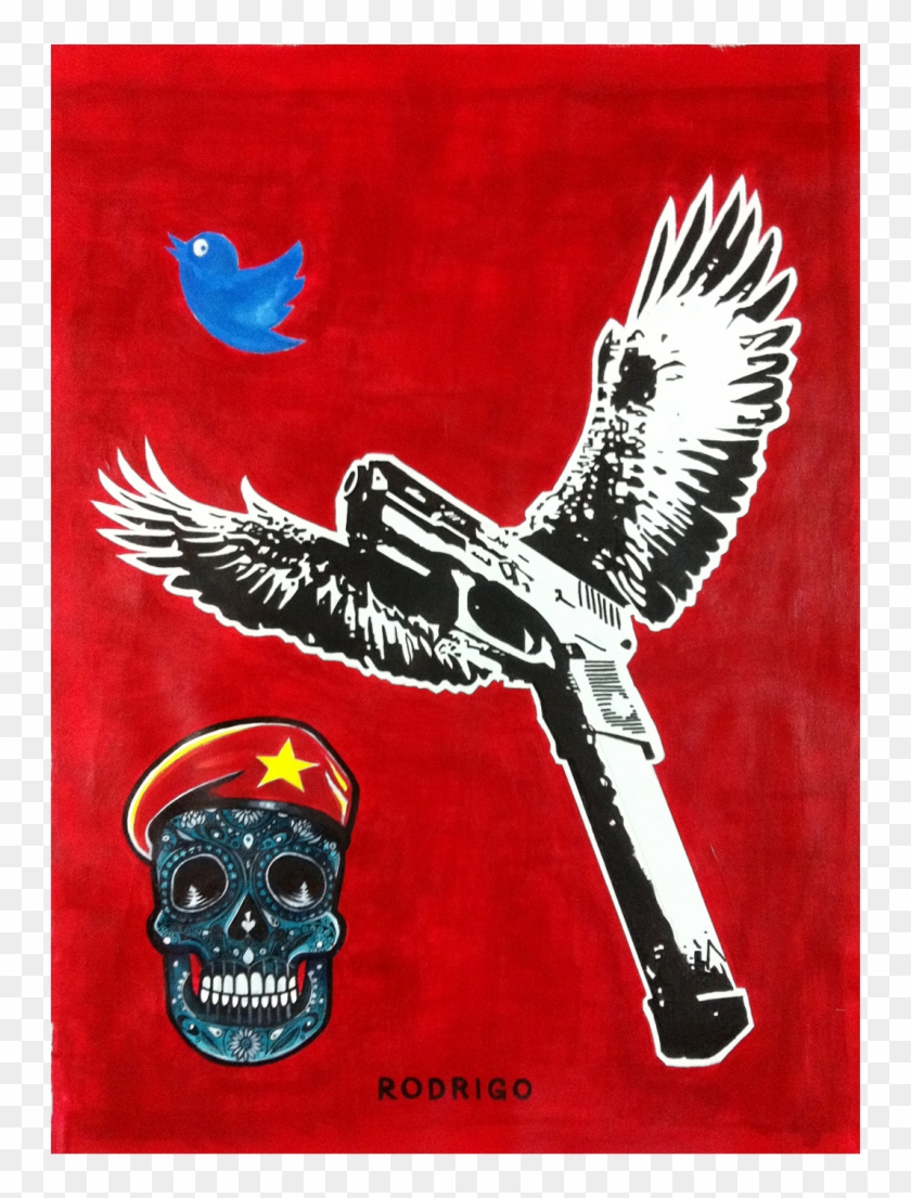 "twitter Open Season" 55x70cm Acrylic On Canvas May - Eagle Clipart