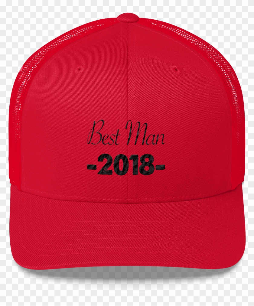 Best Man Retro Trucker Cap - Treason Hat Clipart
