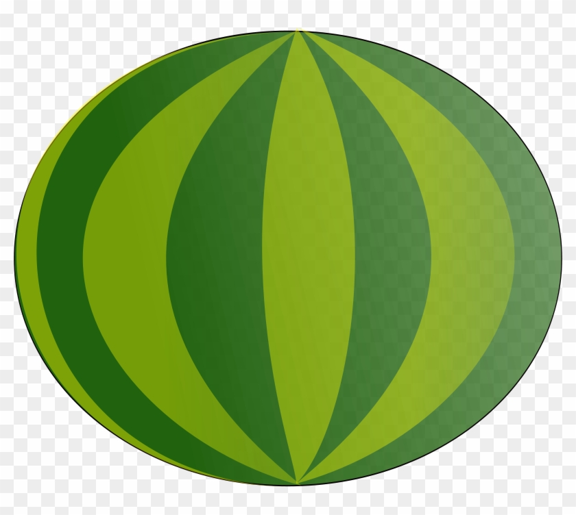 Free Watermelon - Cartoon Watermelon Whole Clipart #4857767